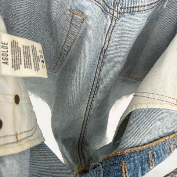 AGOLDE Parker Vintage Cut Off Short in Swapmeet A026-811 Cut 52393 Size 30 - Picture 8 of 8